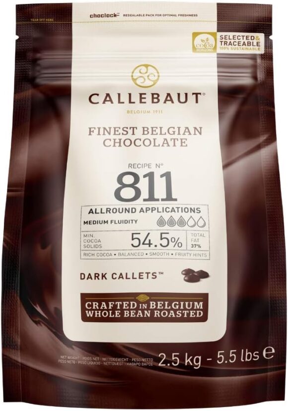 Callebaut Chocolate Dark 53.8 Percent Easi-Melt Buttons Callets 2.5 Kg-We currently offer delivery only in the Toronto area.