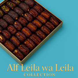 Alf Leila wa Leila Collection     Assorted Medjool dates stuffed  400 g