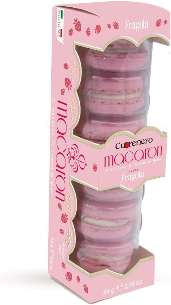 Macaron Strawberry Flavour- We currently offer delivery only in the Toronto area.