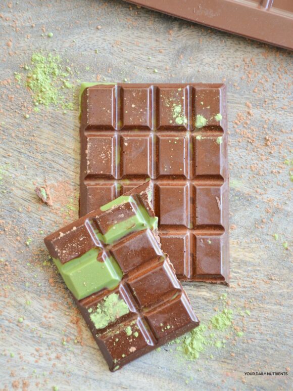 Japanese Matcha White Chocolate Ganache Milk Chocolate Bar-We currently offer delivery only in the Toronto area - Image 3