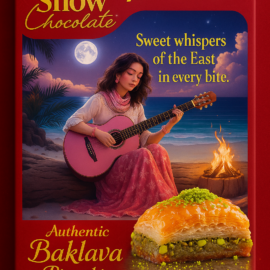 Golden  Pistachio Baklava – Paper-Fine Phyllo, Jewel Pistachios