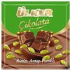 Ulker Turkish Milk Chocolate with Pistachio (Sutlu Fistikli Cikolata) 6 x 70 Gr
