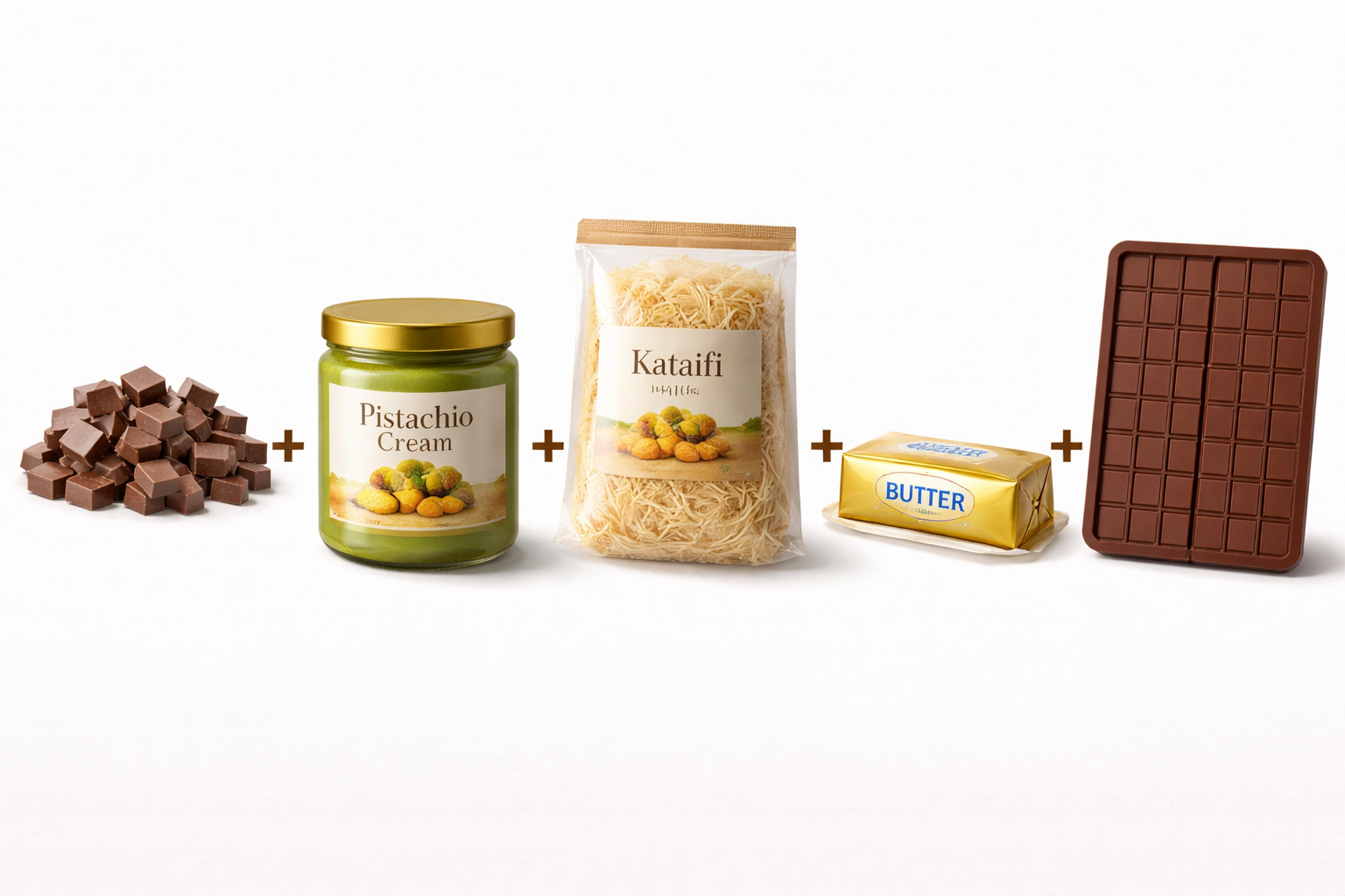 Dubai Chocolate Kit – Make It at Home (Complete Kit with All Ingredients) Bundle