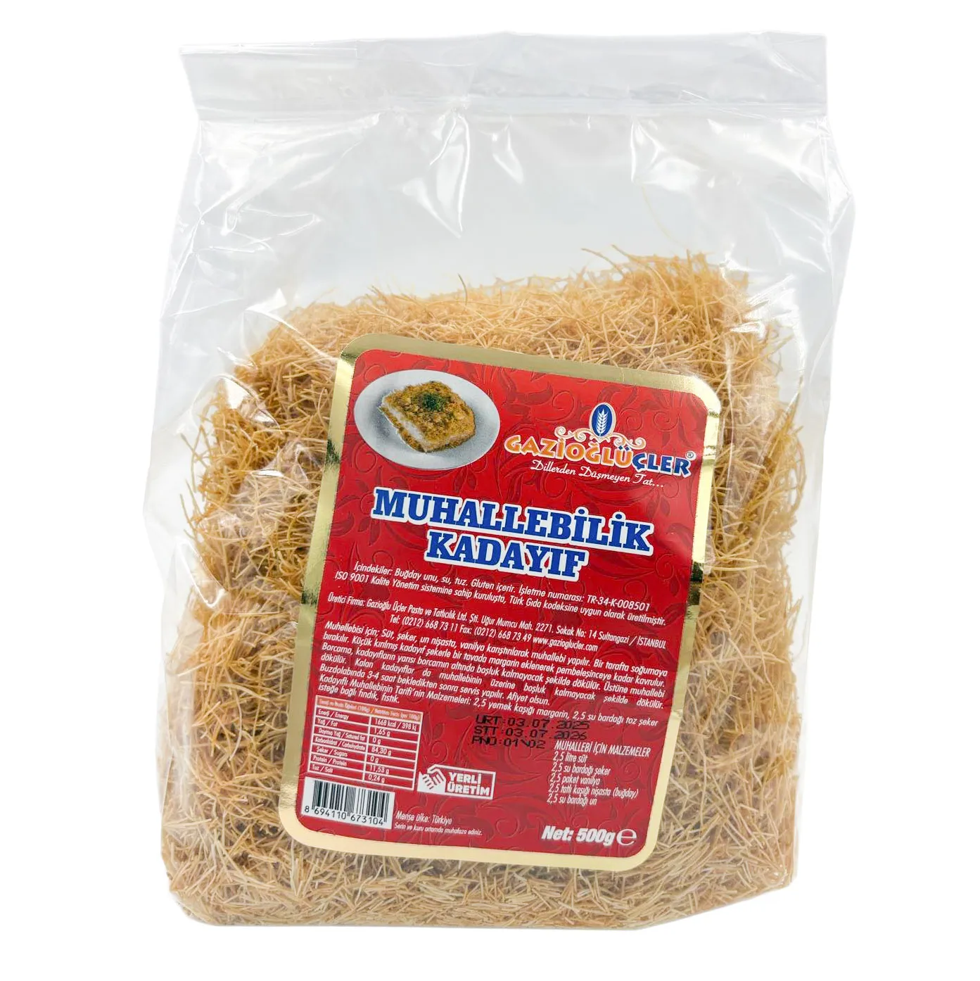 ROASTED SHREDDED KADAIF 500GR - Image 3